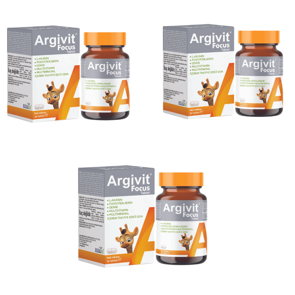 أرجيفيت فوكس للبالغين 30 حبة كورس ثلاث أشهر - 3 عبوات | المنتج التركي الأصلي