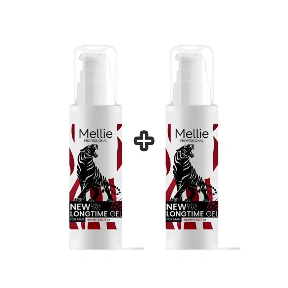 Mellie Professional بخاخ مؤخر للرجال لتحكم أفضل وتجربة أطول 60 مل عبوتان