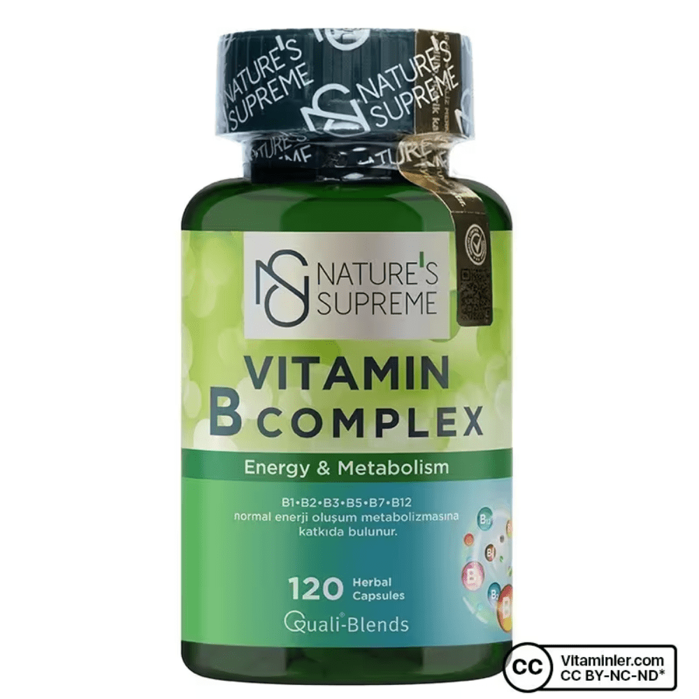 Nature's Supreme فيتامين B Complex 120 كبسولة