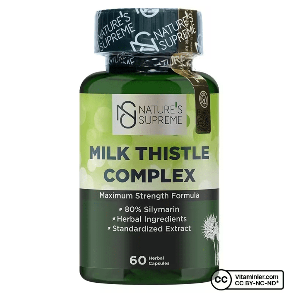 Nature's Supreme مكمل شوك الحليب الغذائي 60 كبسولة