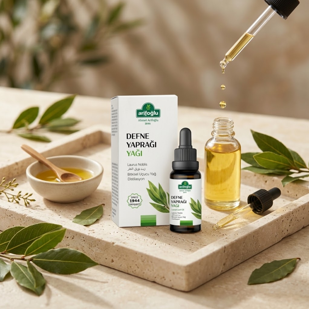 عارف أوغلو زيت ورق الغار العطري للعناية الطبيعية 10 مل