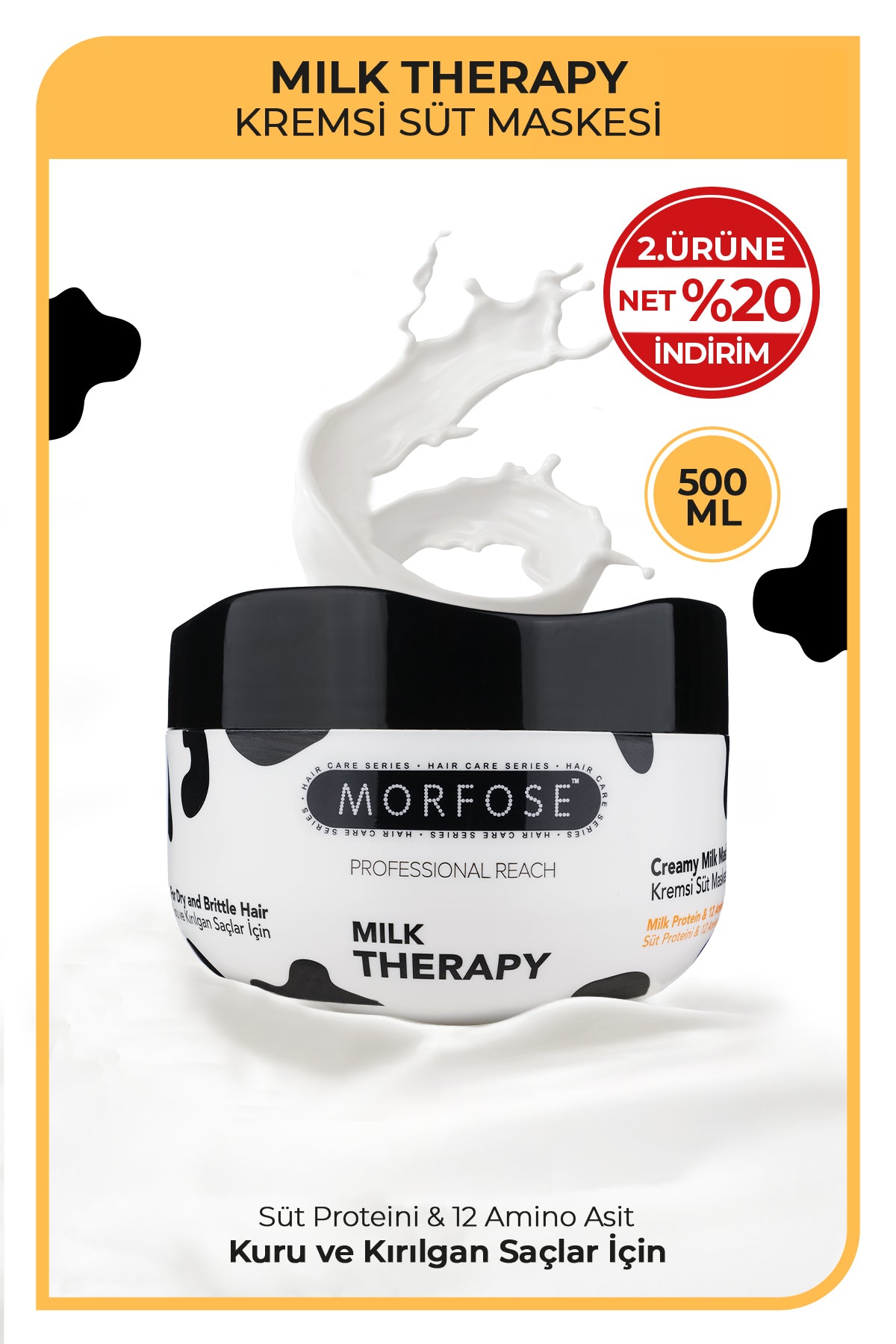 Morfose Milk Therapy Hair Mask 500ml
