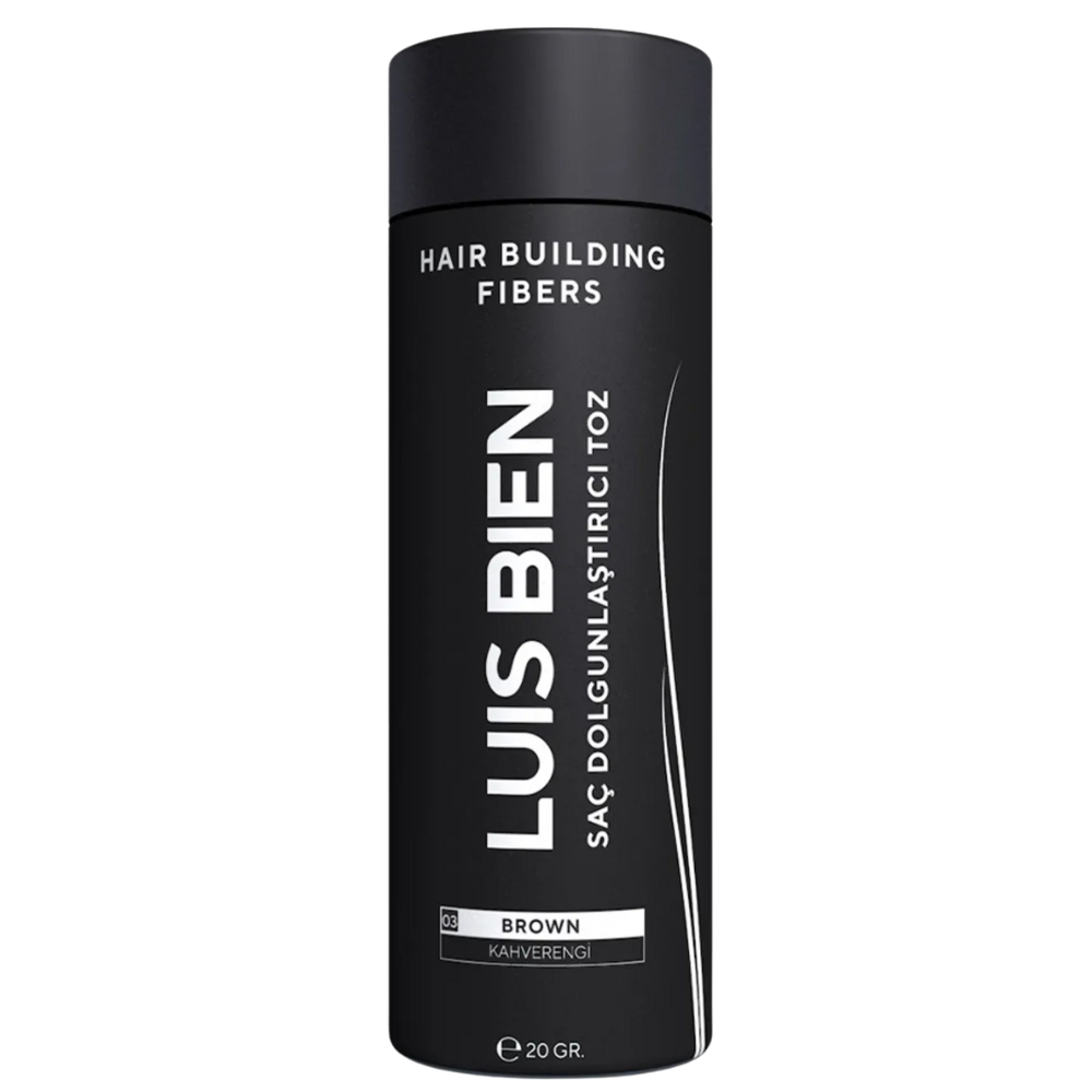 لويس بيان بودرة ألياف الشعر لتغطية فورية وفراغات أقل | لون بني 20 غرام