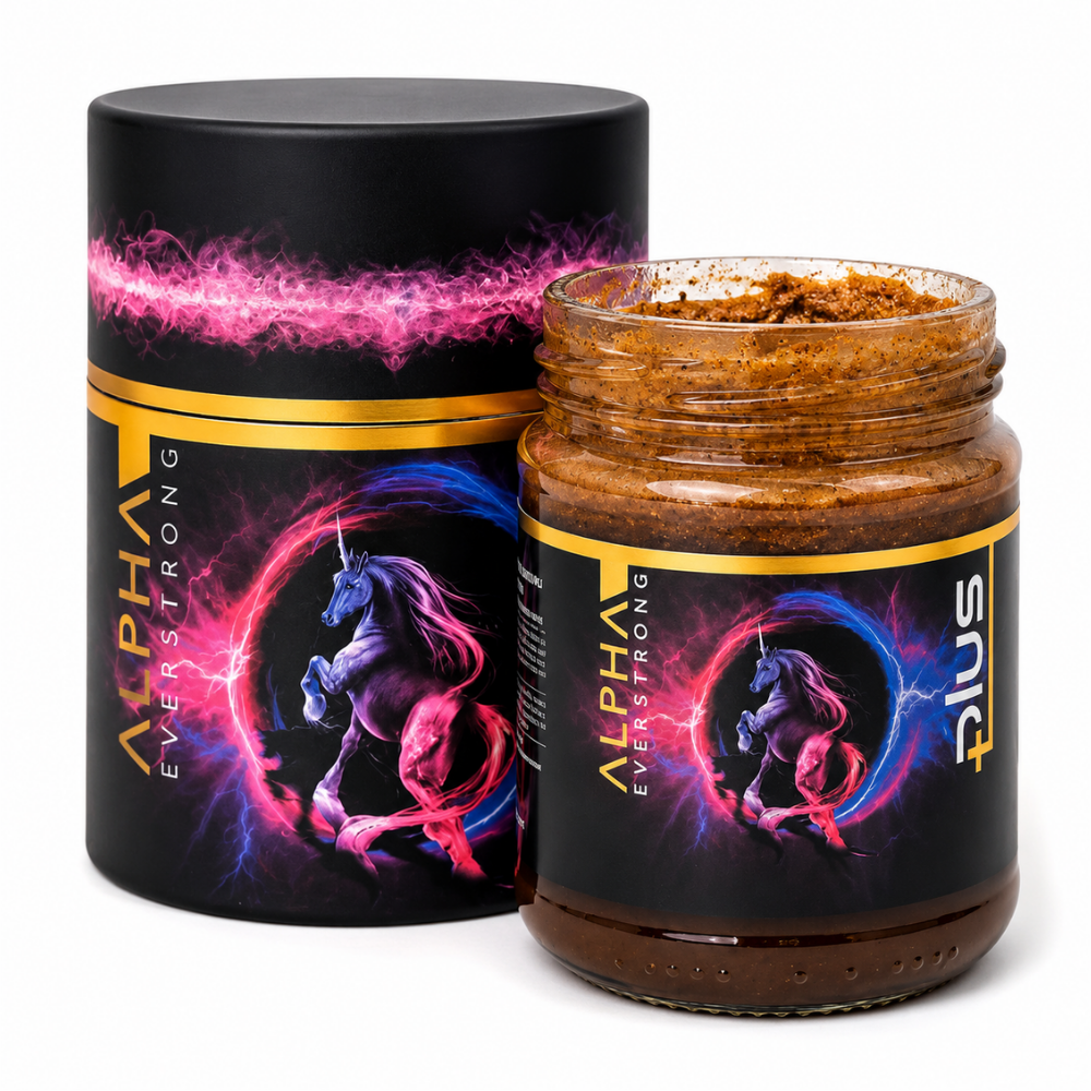 ALPHA EVERSTRONG معجون الجنسنغ لتعزيز الطاقة والأداء 240 غرام