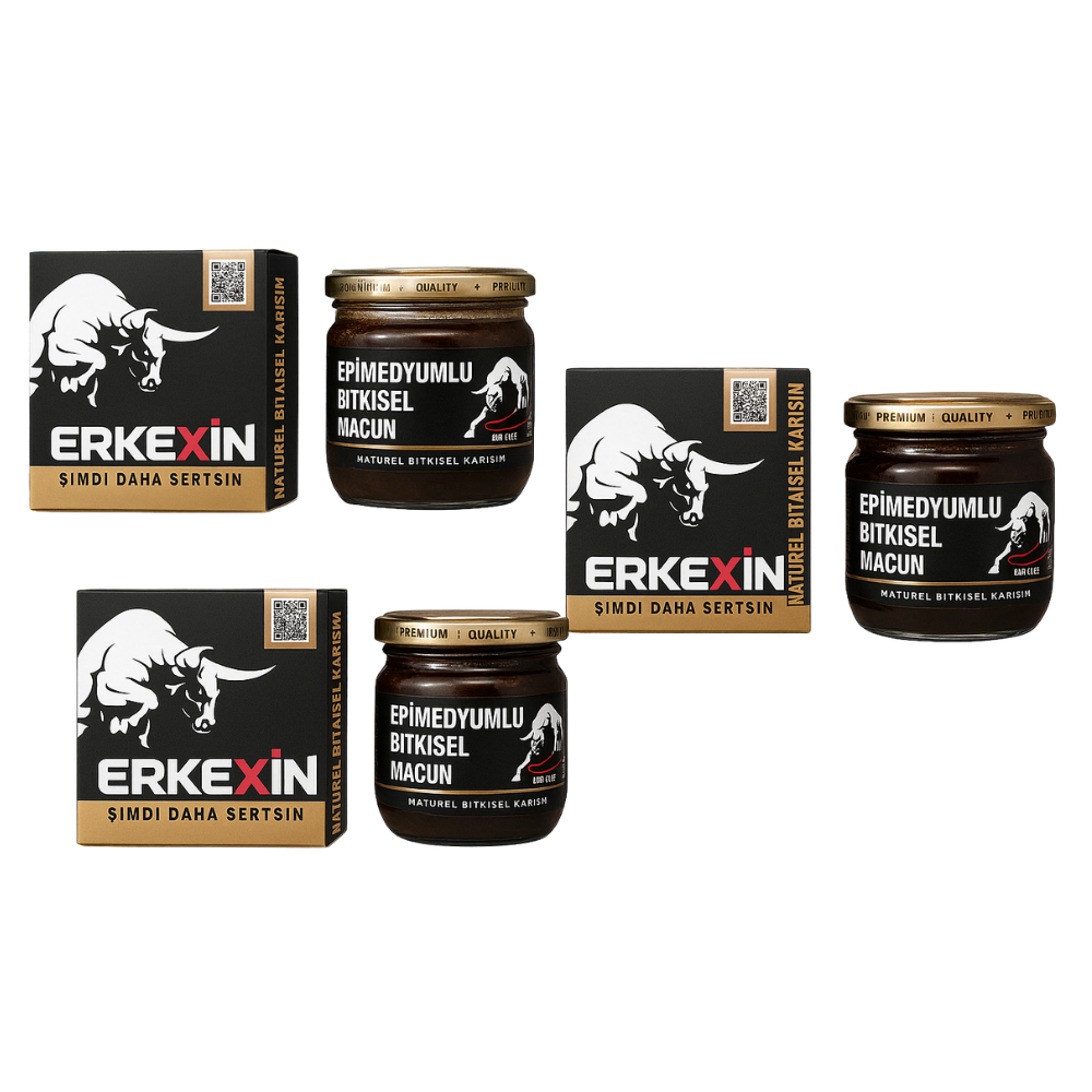 إركيكسين معجون السر العثماني بمزيج الأعشاب والعسل لتعزيز الطاقة والأداء | 3 علب