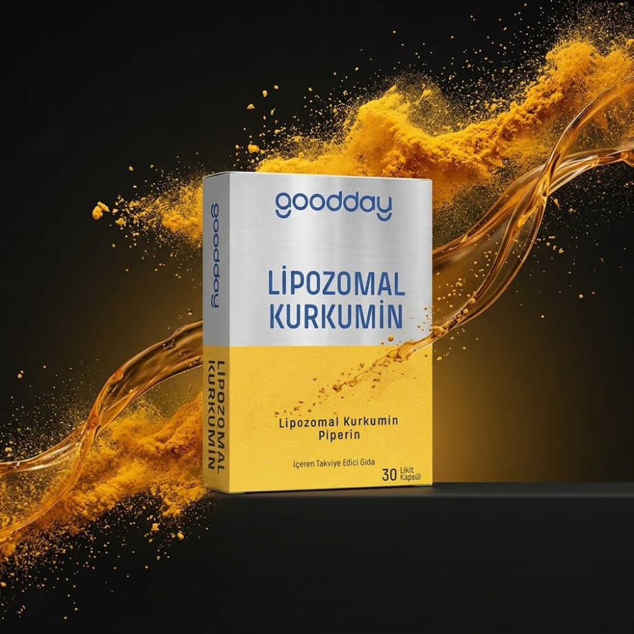 Goodday مكمل الكركمين الليبوزومي مع البيبيرين 30 كبسولة سائلة