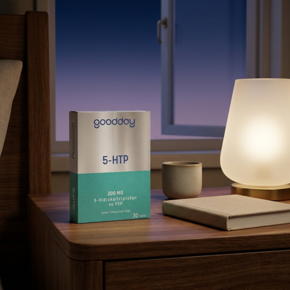 Goodday مكمل 5-HTP مع فيتامين B6 للاستراخاء والراحة 30 قرص