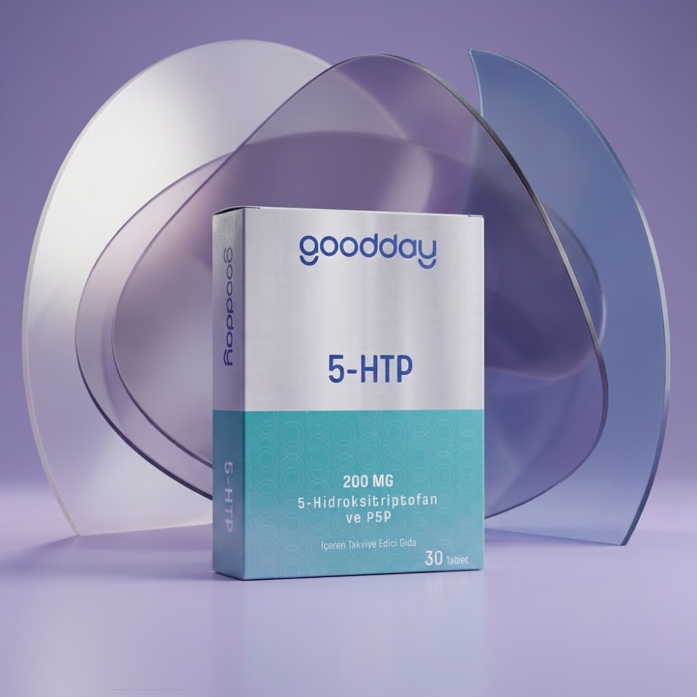 Goodday مكمل 5-HTP مع فيتامين B6 للاستراخاء والراحة 30 قرص