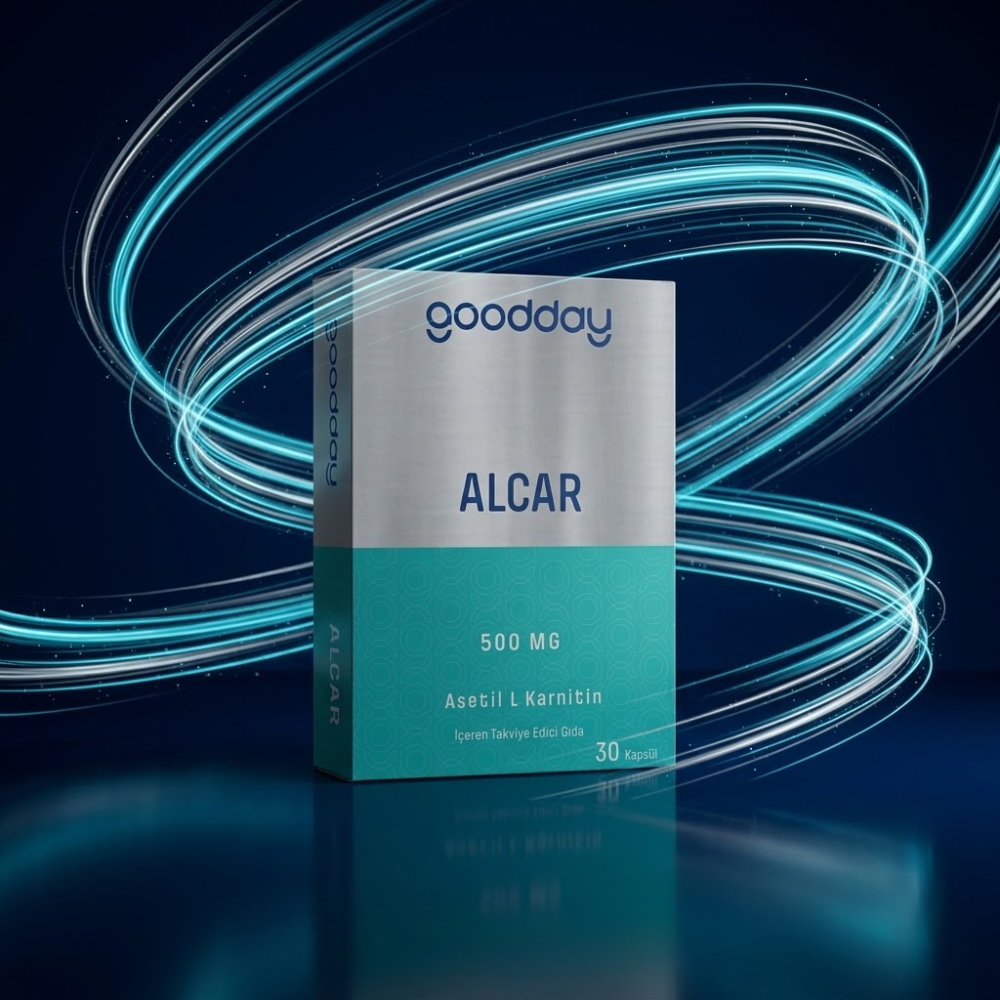 Goodday مكمل أستيل L-كارنيتين لإنتاج الطاقة وتعزيز الأداء العضلي 30 كبسولة