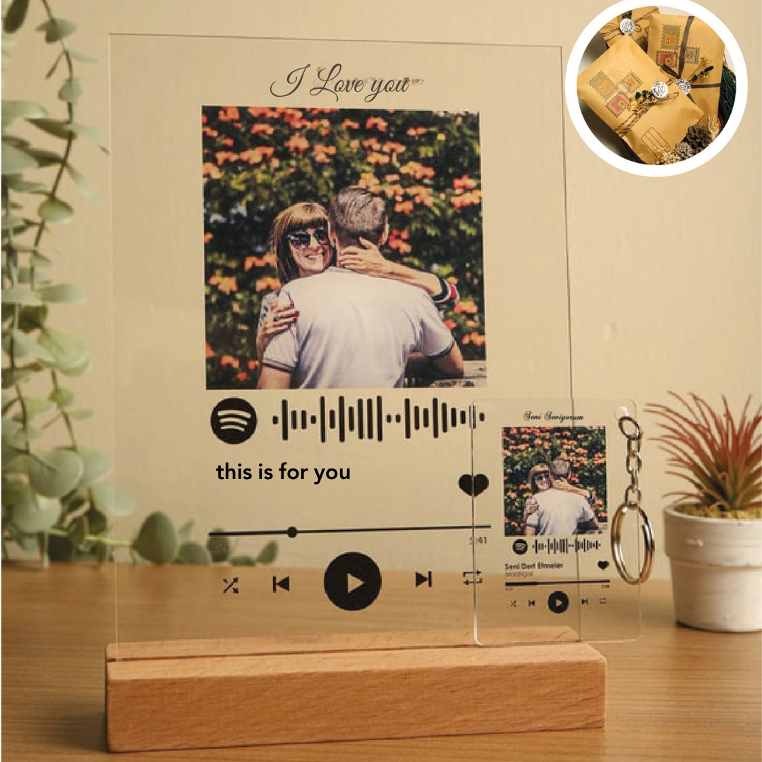 لوحة موسيقية من اختيارك مع باركود للسبوتفاي