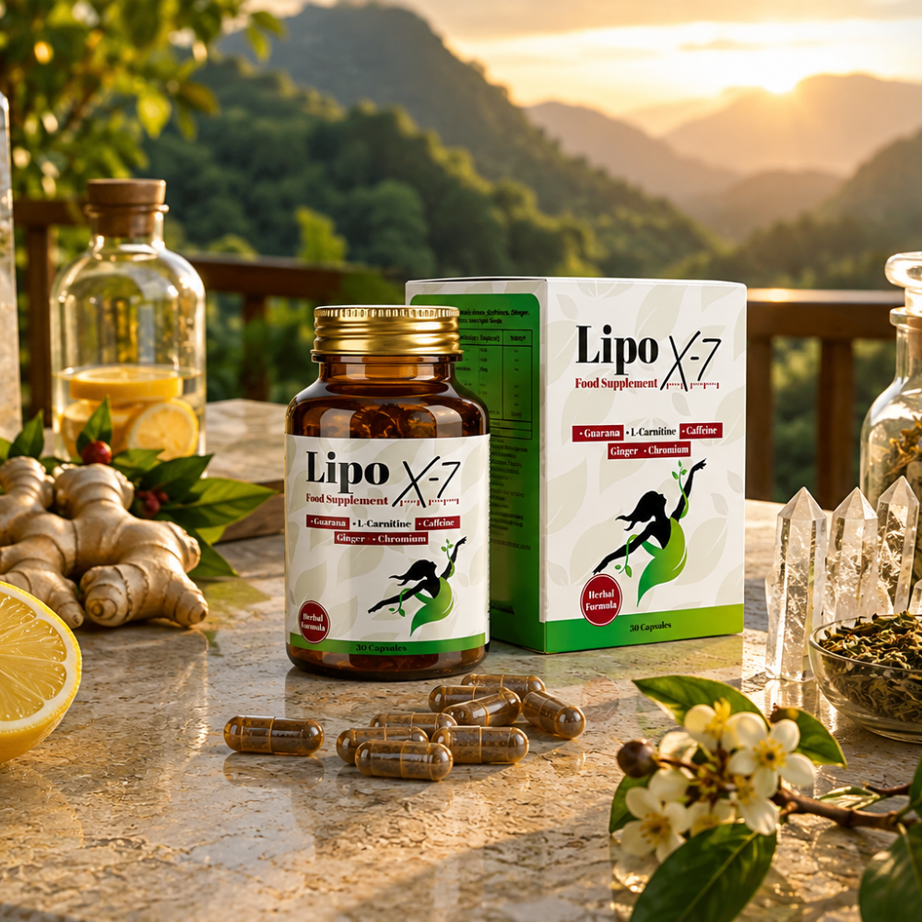 Lipo X-7 مكمل نباتي لدعم الطاقة والتمثيل الغذائي 30 كبسولة