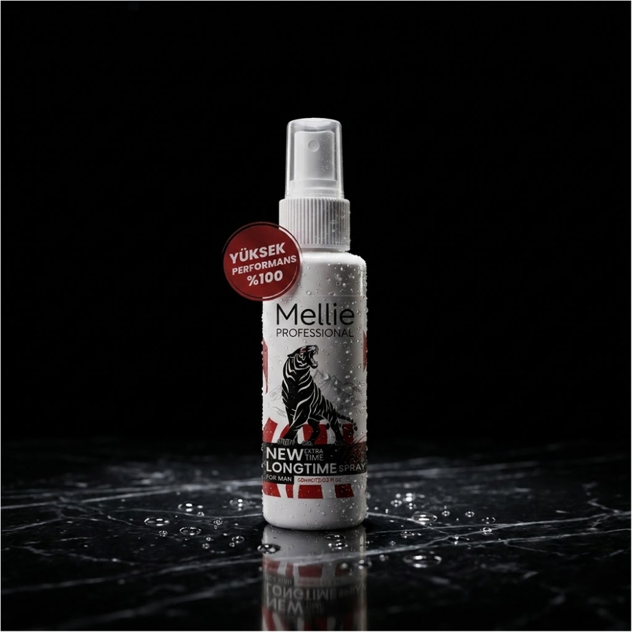Mellie Professional بخاخ مؤخر للرجال لتحكم أفضل وتجربة أطول 60 مل عبوتان
