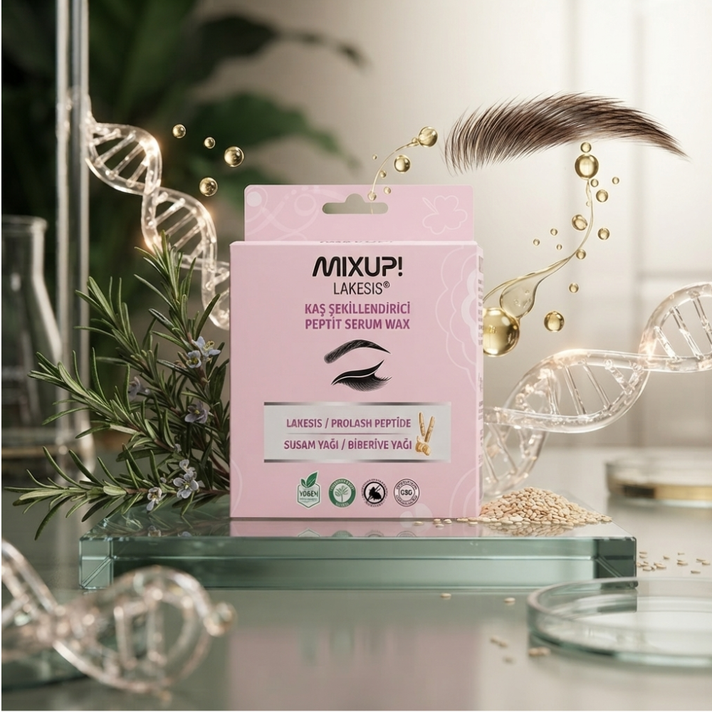 Mixup Lakesis شمع تحديد الحواجب بتركيبة البيبتيد والزيوت الطبيعية 50 مل