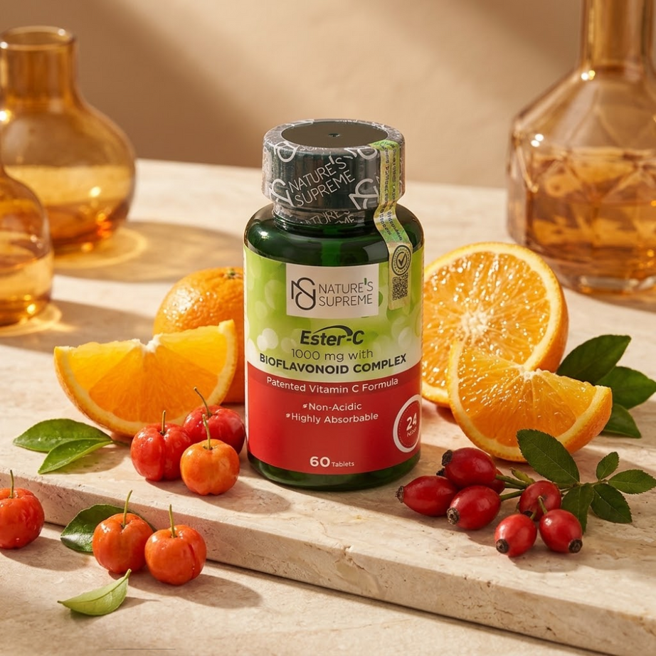 Nature's Supreme فيتامين إستر سي 1000 ملغ _ 60 قرص