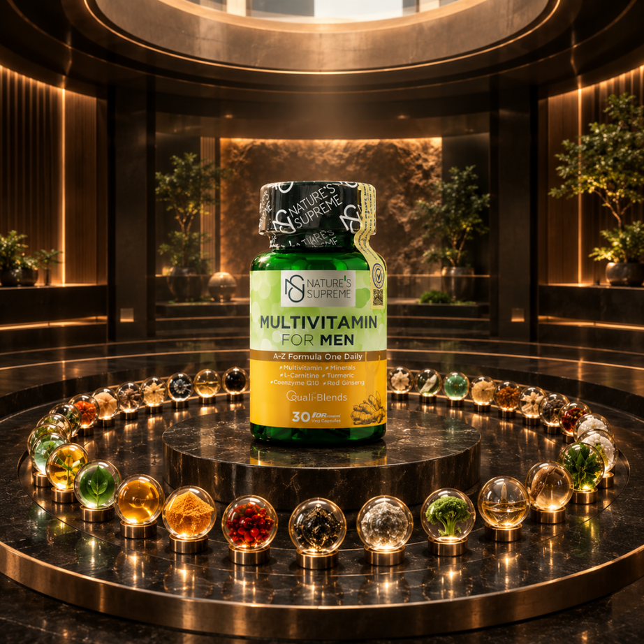 Nature's Supreme مكمل غذائي متعدد الفيتامينات للرجال 30 كبسولة