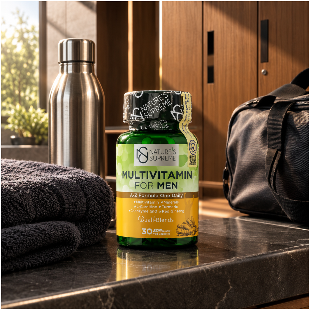 Nature's Supreme مكمل غذائي متعدد الفيتامينات للرجال 30 كبسولة