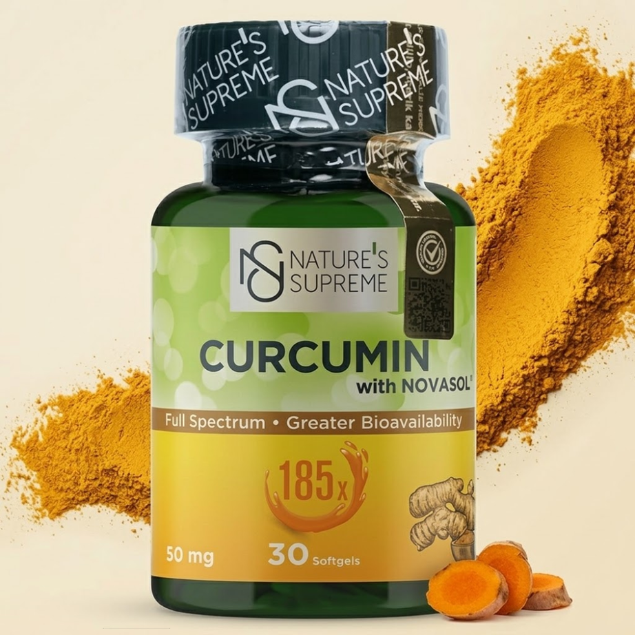 Nature's Supreme مكمل الكركمين الغذائي 30 كبسولة
