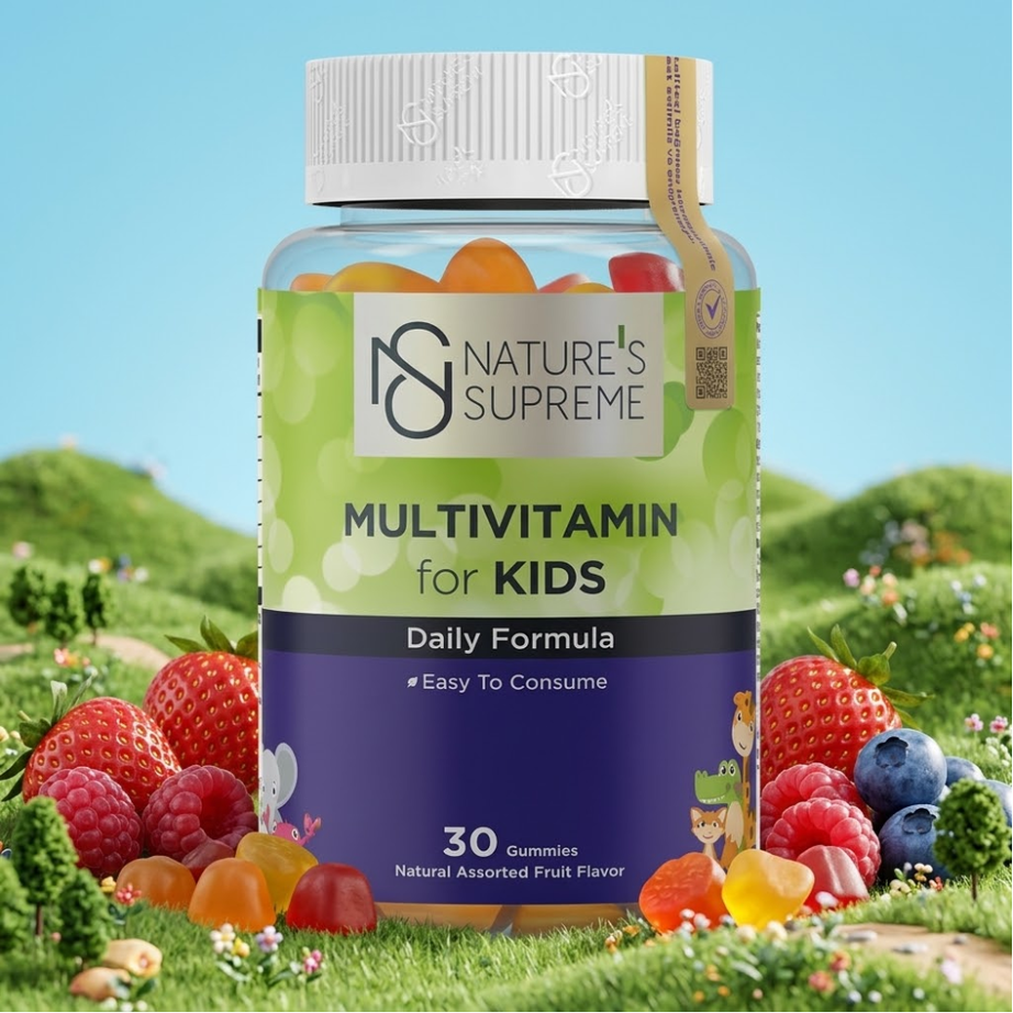 Nature's Supreme مكمل غذائي متعدد الفيتامينات للأطفال 30 قطعة