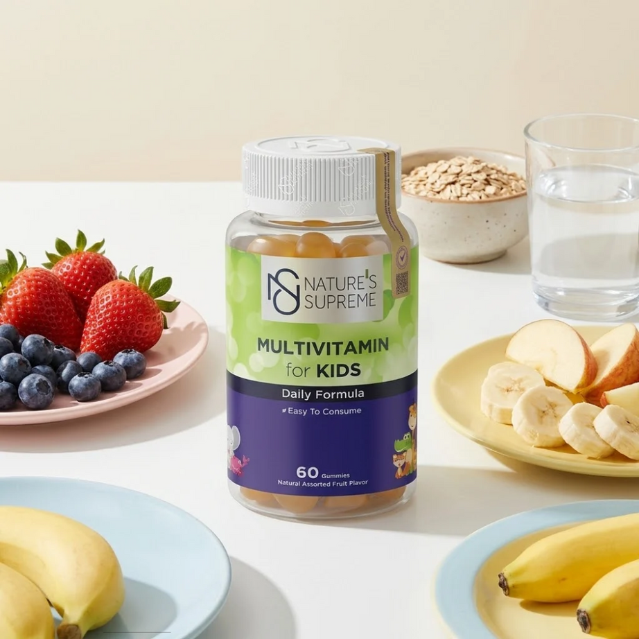 Nature's Supreme مكمل غذائي متعدد الفيتامينات للأطفال 60 كبسولة