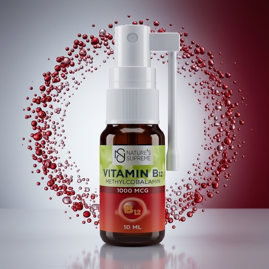 Nature's Supreme سبراي فيتامين B12 1000 مكغ _ 10 مل