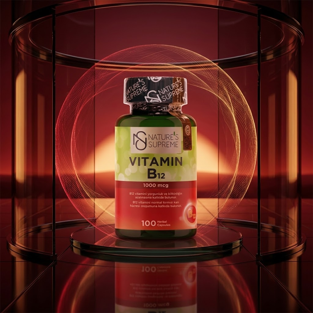 Nature's Supreme فيتامين B12 1000 مكغ _ 100 كبسولة