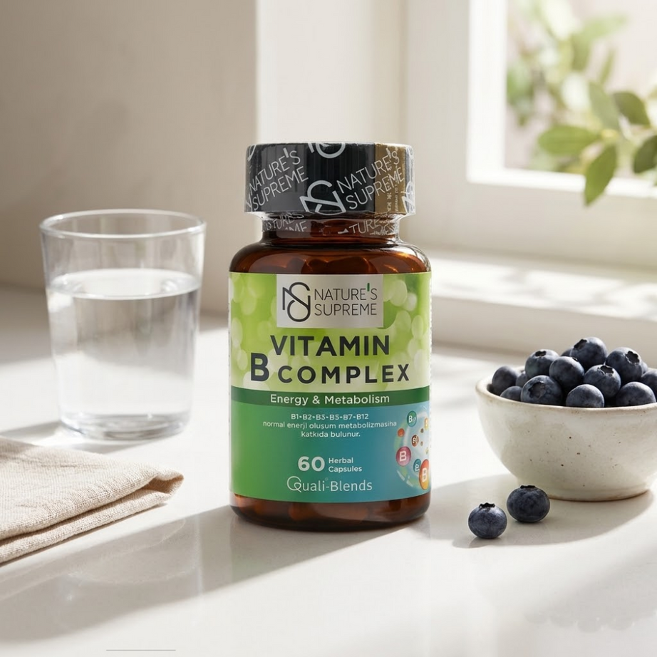 Nature's Supreme فيتامين B Complex 60 كبسولة
