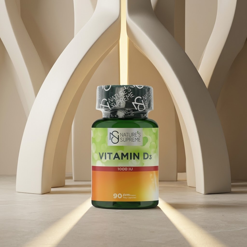Nature's Supreme مكمل فيتامين D3 1000 IU _ 90 كبسولة