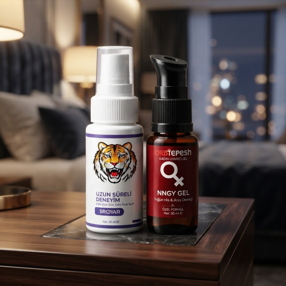 مجموعة ORBIFRESH للزوجين – بخاخ للرجال وجل محفز للنساء