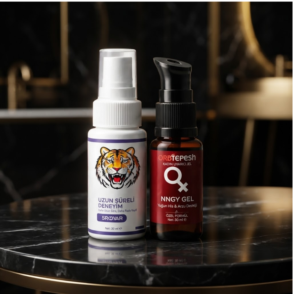 مجموعة ORBIFRESH للزوجين – بخاخ للرجال وجل محفز للنساء
