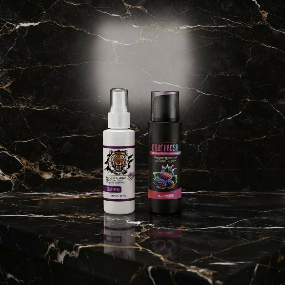 مجموعة ORBIFRESH – بخاخ للرجال مع جل مزلق مائي 60 مل