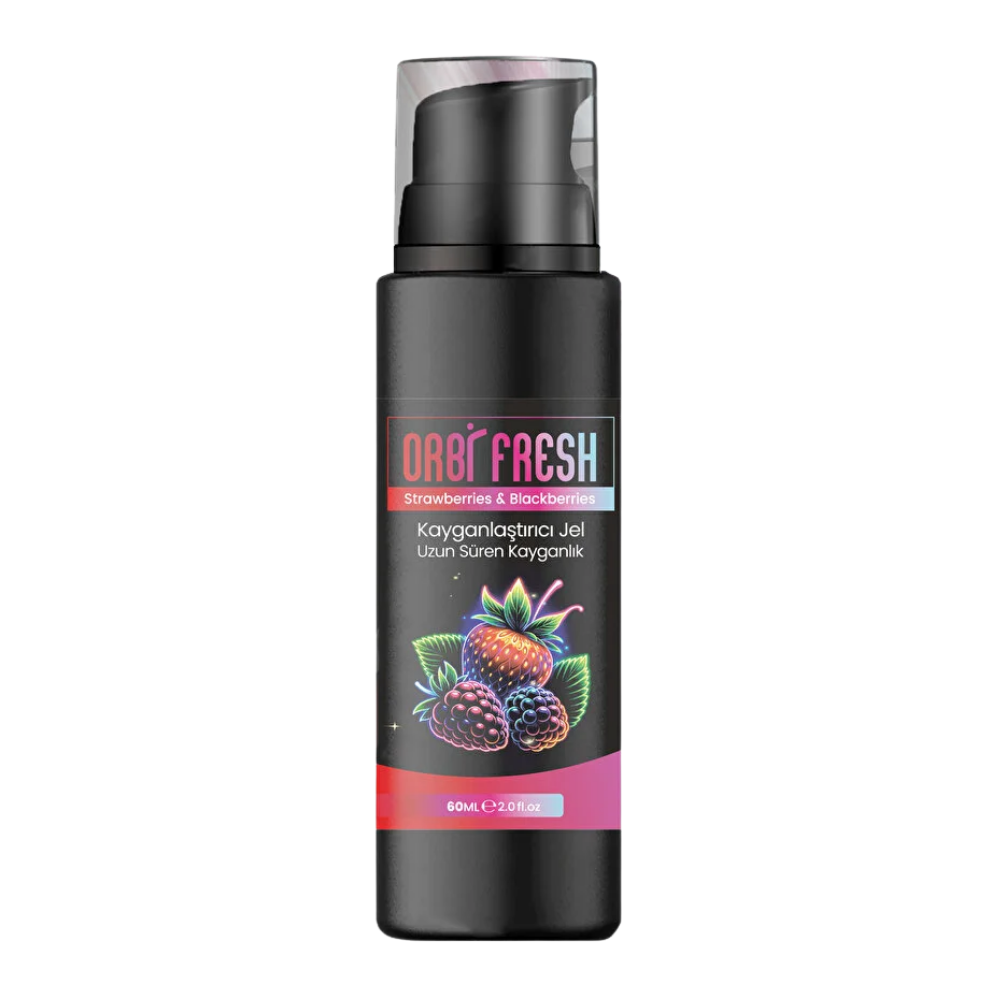ORBIFRESH جل مائي مزلق بنكهة الفراولة والتوت الأسود 60 مل