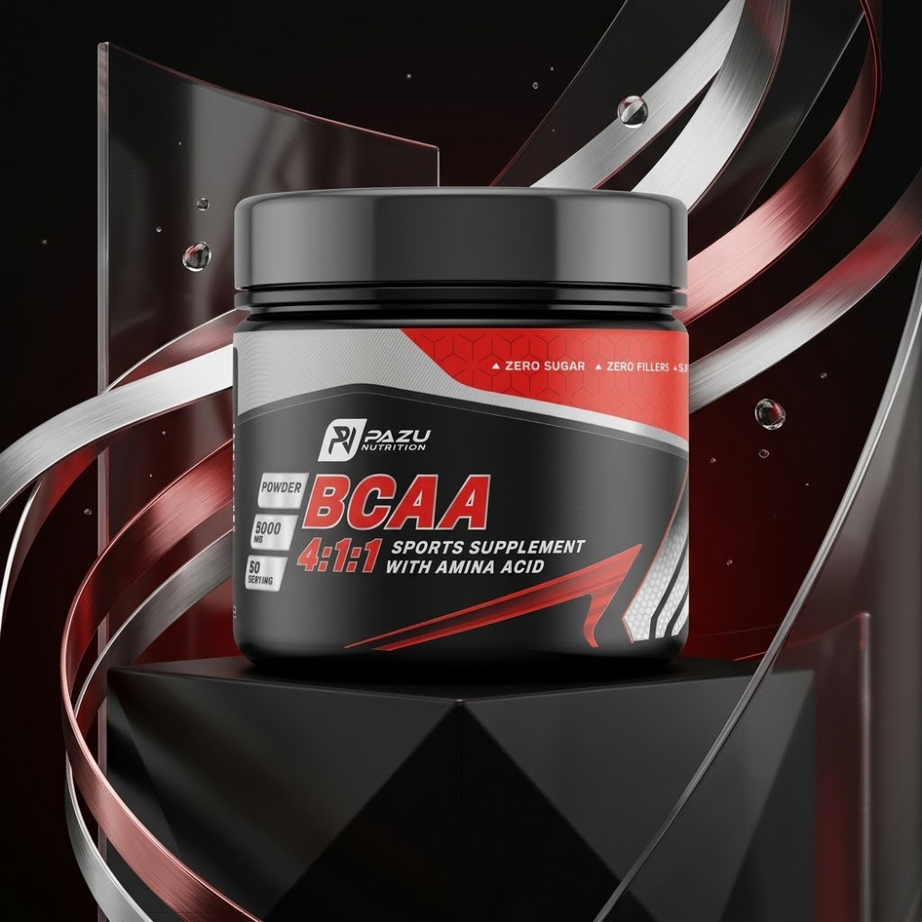 PAZU مكمل BCAA لدعم الاستشفاء العضلي والأداء الرياضي – 250 غرام