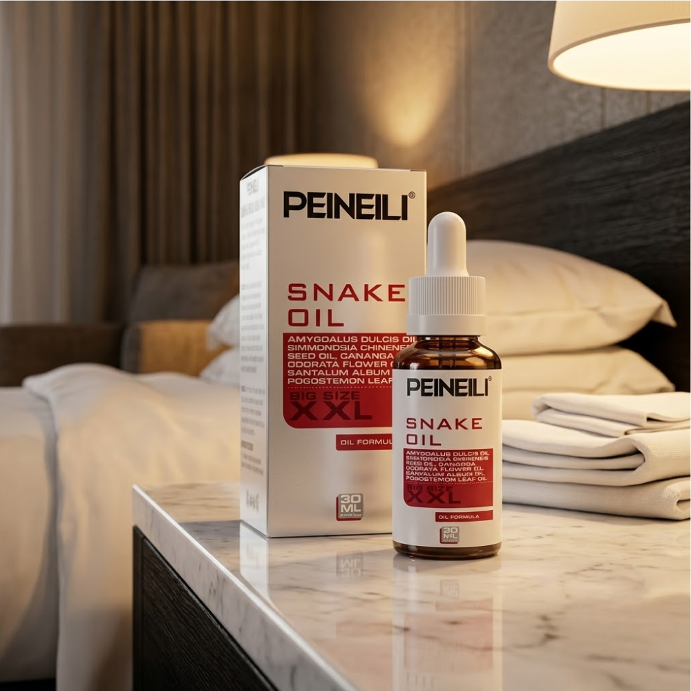 PEINEILI زيت مساج وتكبير المنطقة الحساسة للرجال 30 مل