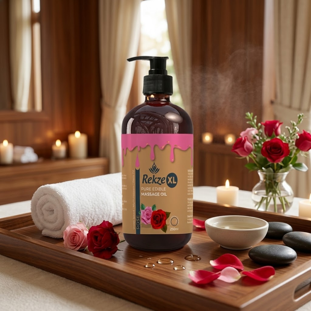 Rekze زيت مساج العطري بالورد 250 مل