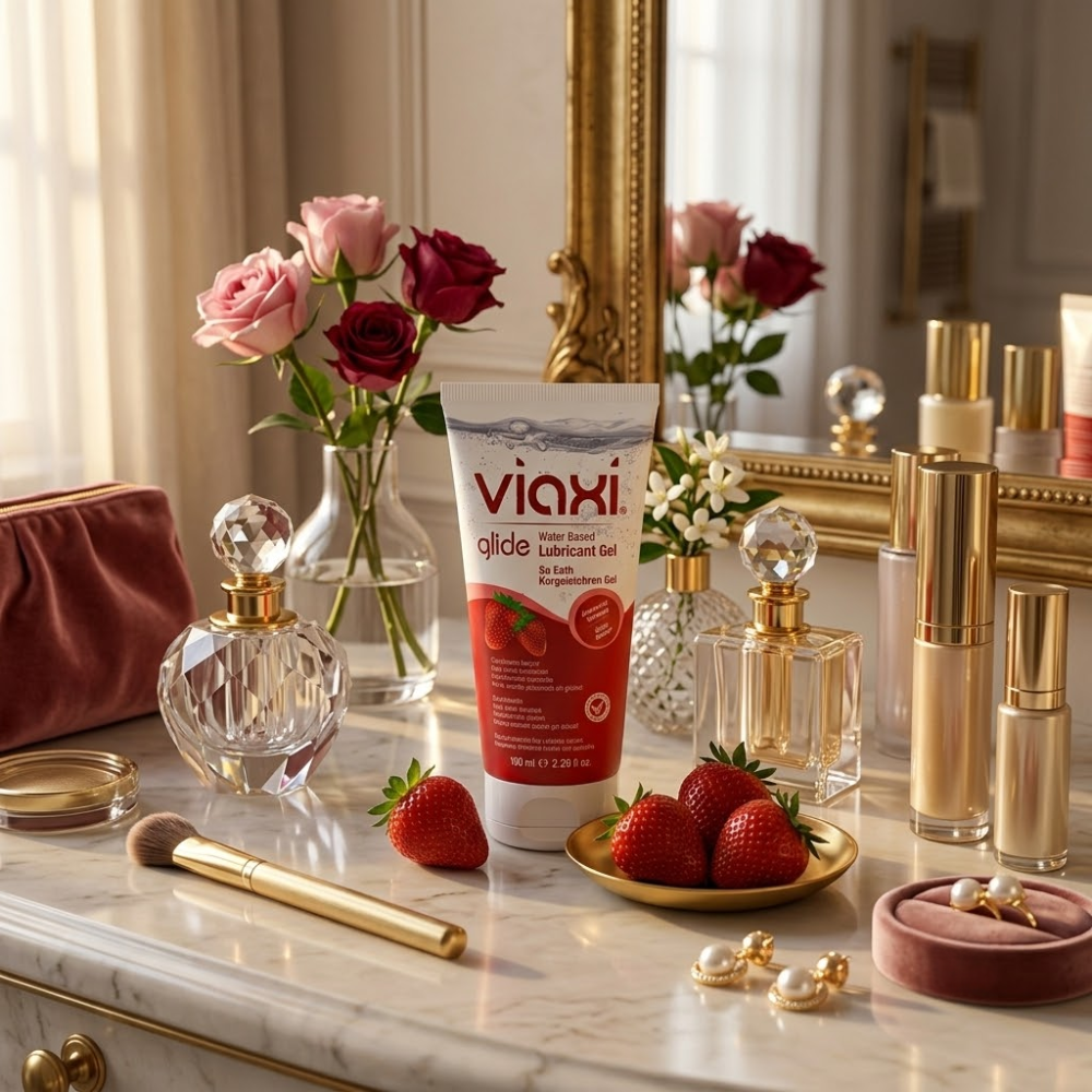 Viaxi Glide جل مزلق مائي بنكهة الفراولة 100 مل