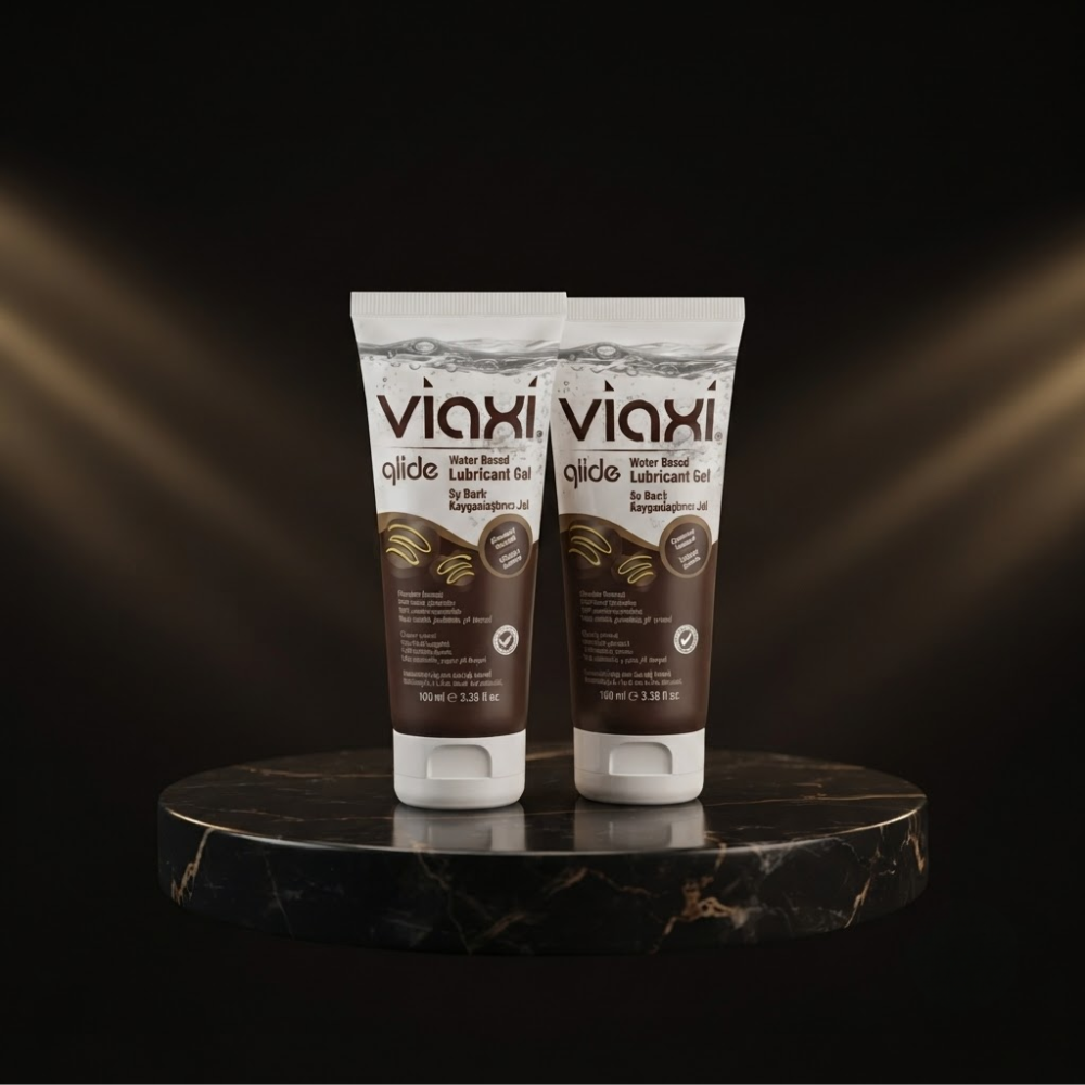 Viaxi Glide جل مزلق مائي بنكهة الشوكولاتة علبتين 100 مل
