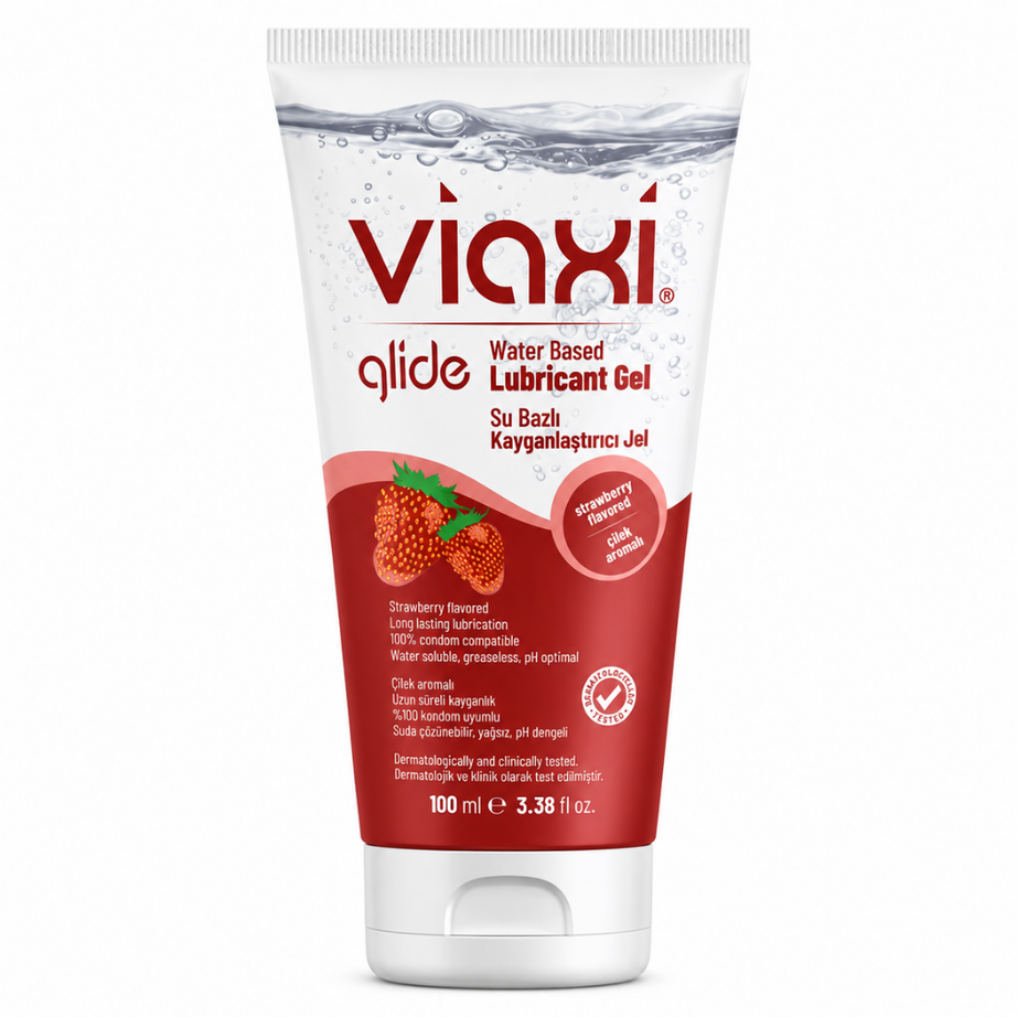 Viaxi Glide جل مزلق مائي بنكهة الفراولة 100 مل