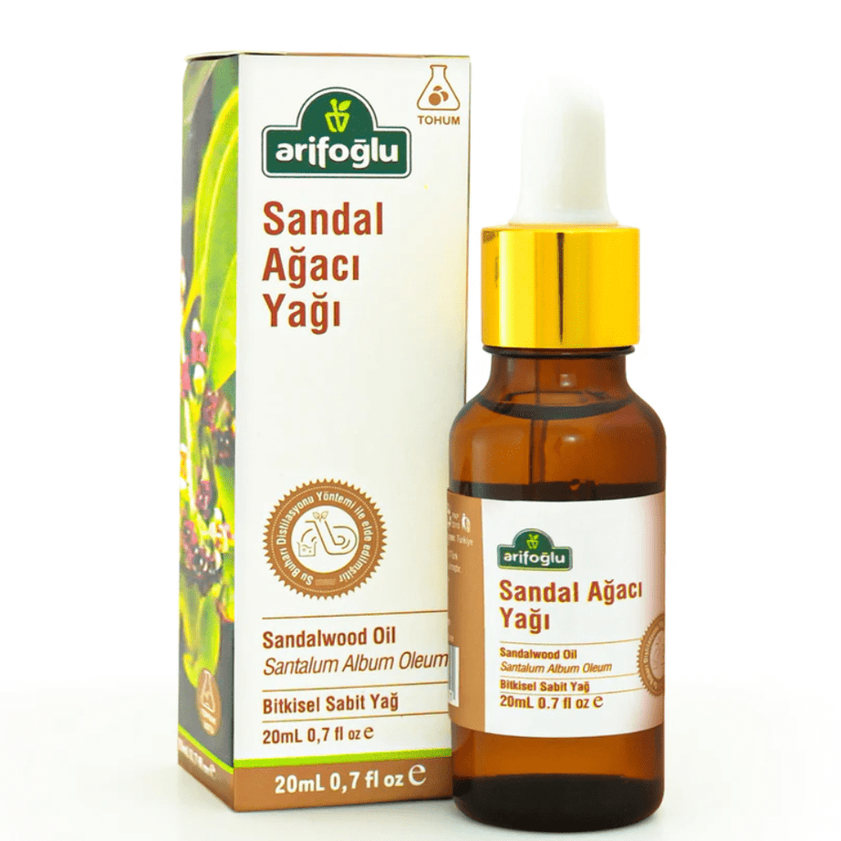 عارف أوغلو زيت خشب الصندل الطبيعي والعطري للعناية بالبشرة والشعر – 20 مل