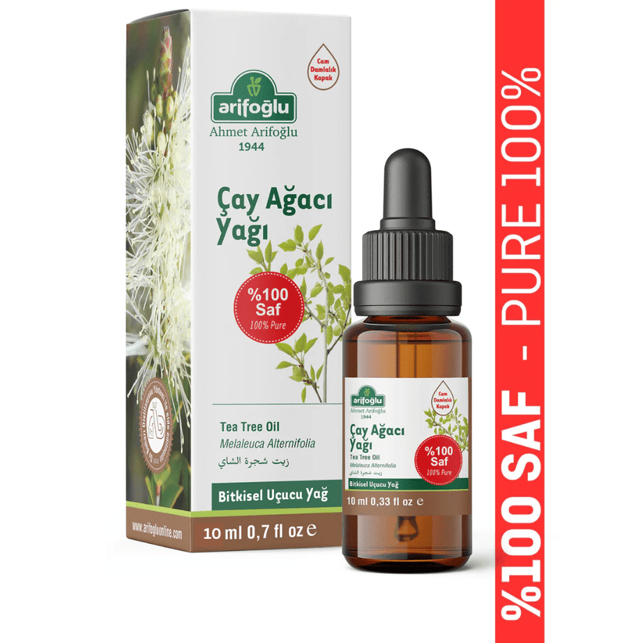 عارف أوغلو زيت شجرة الشاي الطبيعي للعناية بالبشرة والشعر 10 مل
