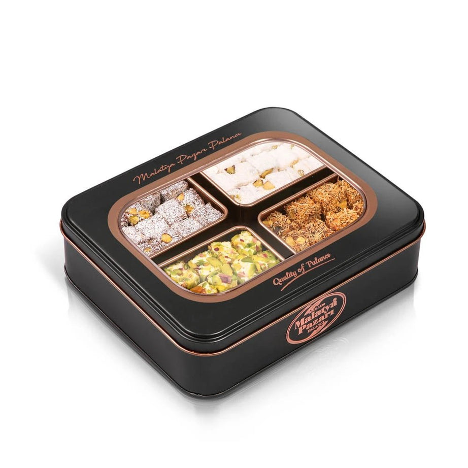 علبة حلقوم مشكلة فاخرة 645 غرام | مالطيا بزاريه