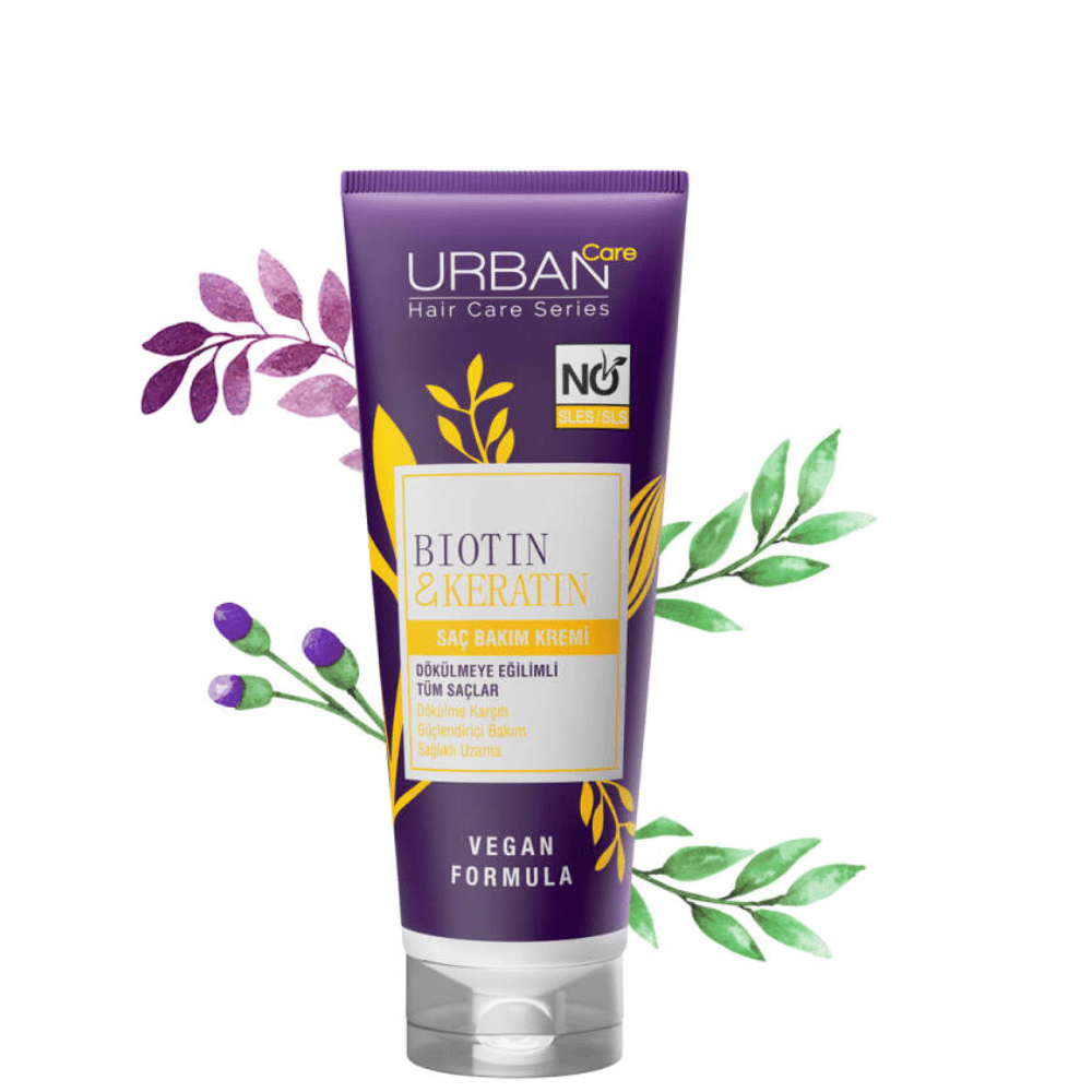 أوربان كير بلسم العناية بالشعر بالبيوتين والكيراتين بدون كبريتات