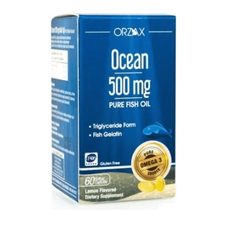 أوشن اوميجا 3 (زيت السمك) 500 مجم | 60 كبسولة