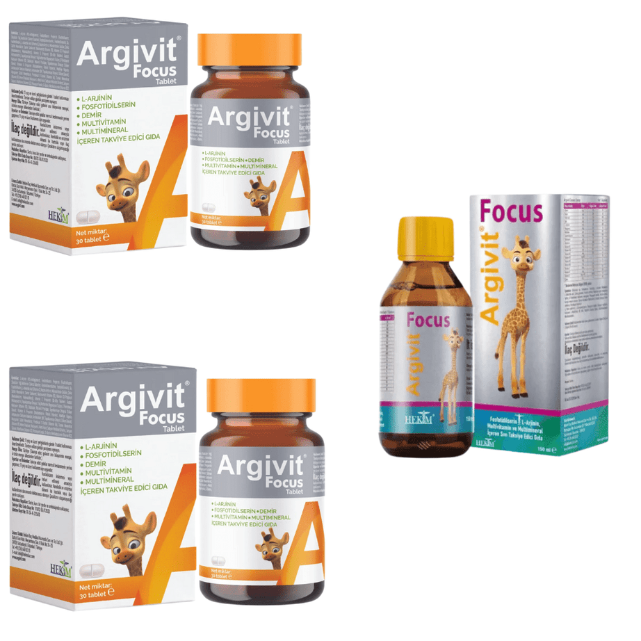 أرجيفيت فوكس حبوب و شراب عرض| مجموعة النمو والتركيز