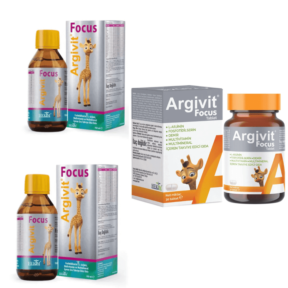 أرجيفيت فوكس شراب و حبوب عرض| مجموعة التركيز و النمو