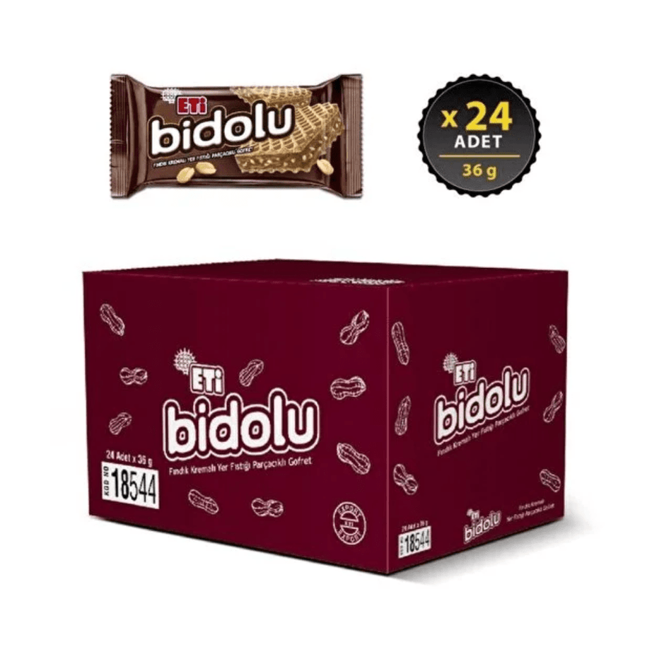 بسكويت ايتي الفاخر بكريمة البندق والفول السوداني 24 قطعة