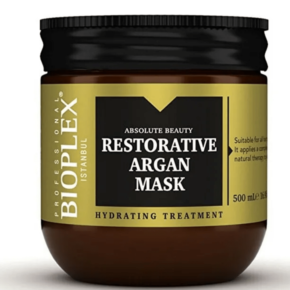 بيوبليكس ماسك الأرغان لإصلاح الشعر – ترميم عميق ولمعان طبيعي 500 مل
