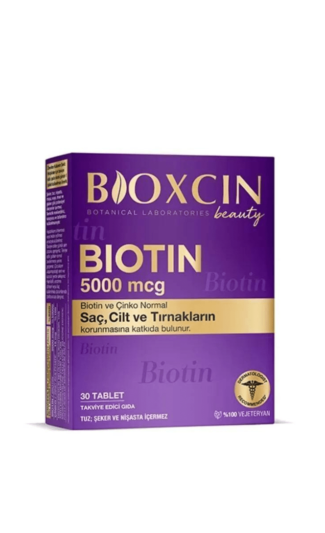بيوكسين بيوتين مغذي للشعر والأظافر 30 قرص