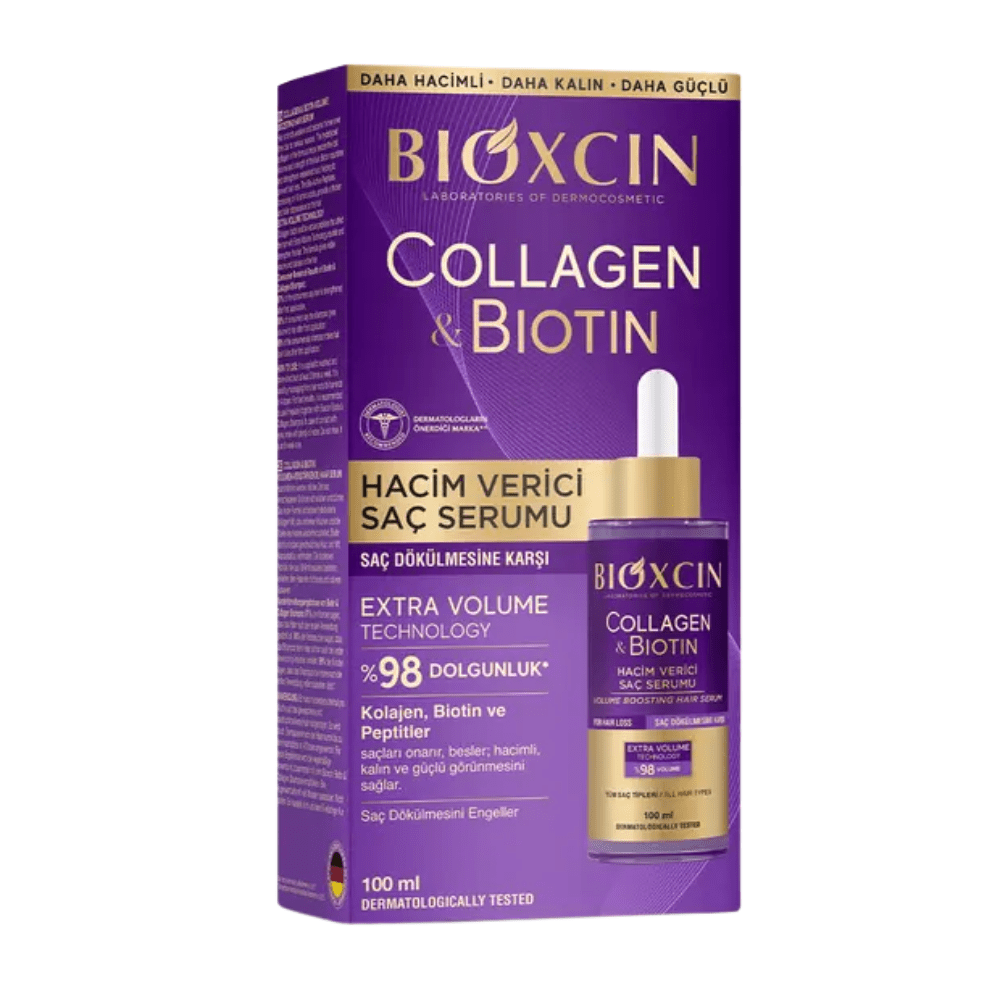 بيوكسين سيروم الشعر بالكولاجين والبيوتين لزيادة كثافته 100 مل