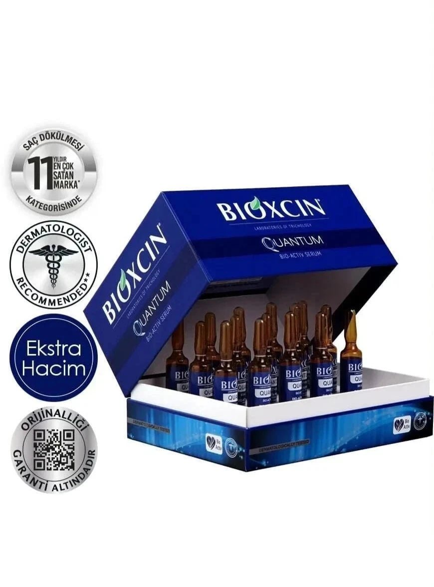 بيوكسين سيروم للعناية بالشعر وتساقطه | 15 أمبولة حجم 6 مل