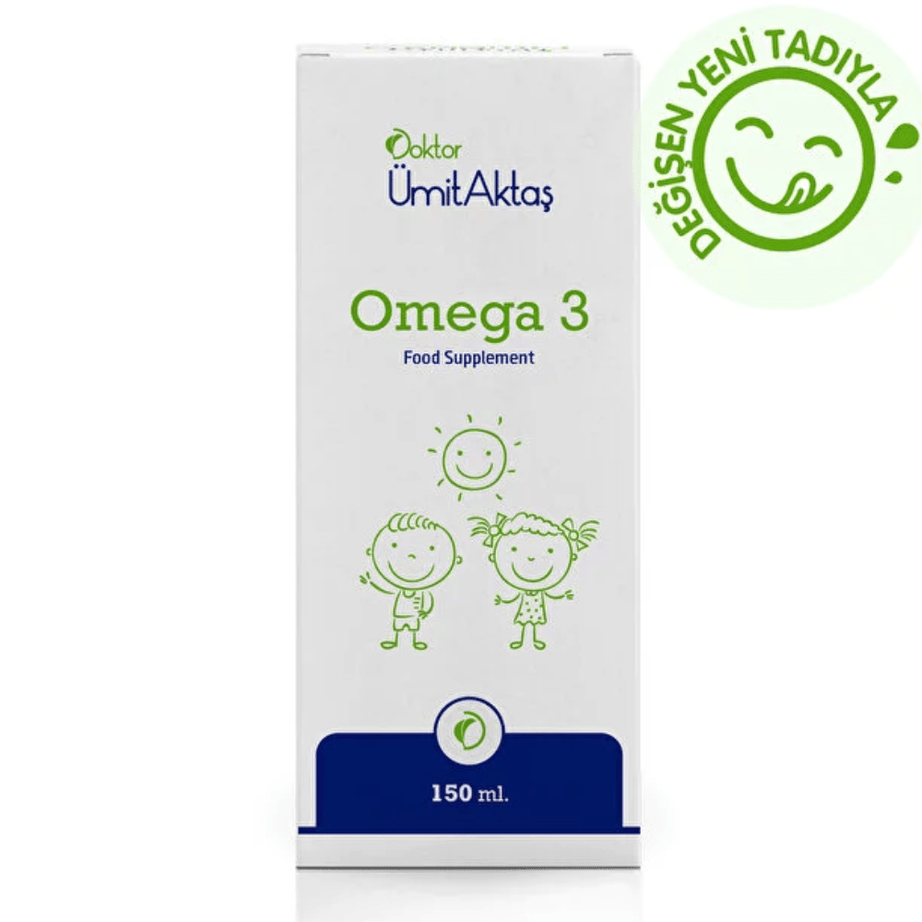 د أوميت أكتاش شراب أوميغا 3 النباتي لدعم صحة القلب والدماغ (مناسب للأطفال)